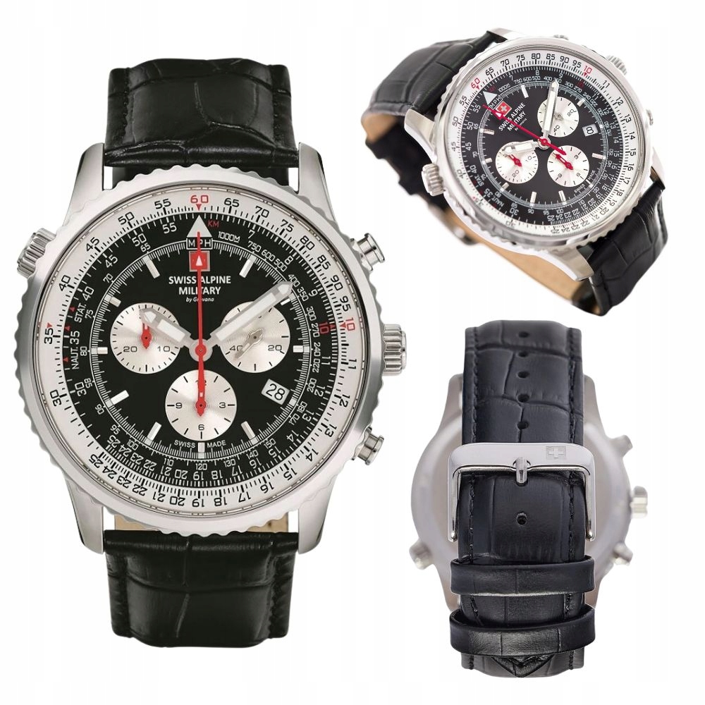 Nové Originální Pánské Hodinky Swiss Alpine Military 7078.9537 Na Opasku