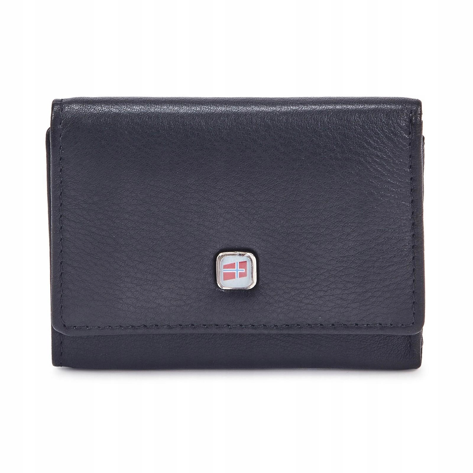 ORYGINALNY MAŁY SKÓRZANY PORTFEL MĘSKI RFID NORDEE