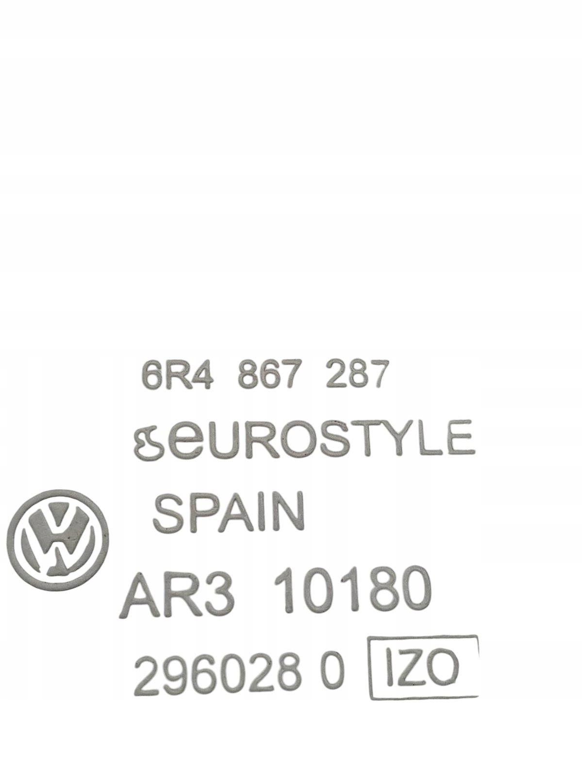 cover pillar A C left right KPL 6R Volkswagen Polo V (2008- )