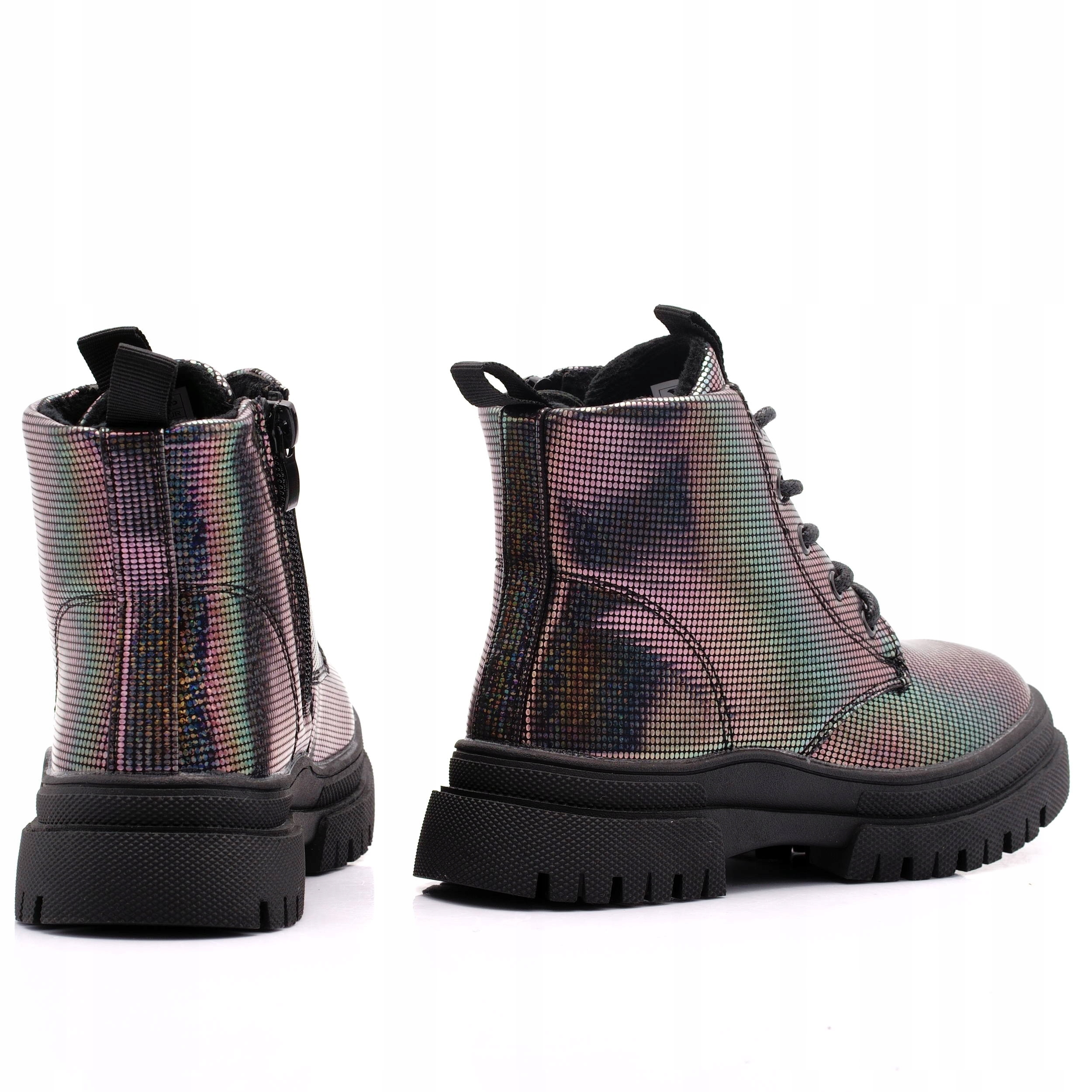 BUTY ZIMOWE DZIEWCZĘCE TRZEWIKI GETO 193 27 Kod producenta A-193 BLACK