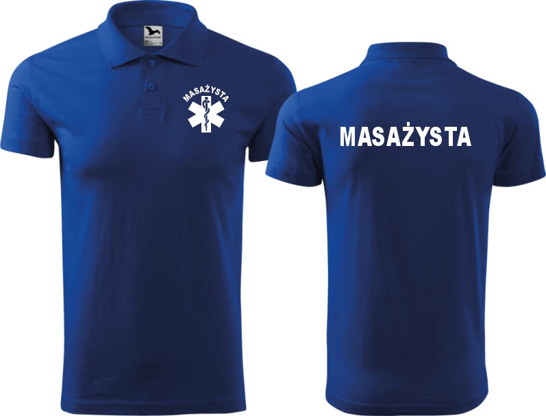 

Męska Koszulka Polo Masażysta bawełna Jakość