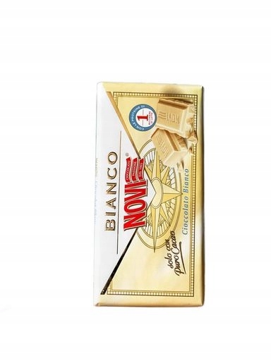 4x Čokoláda bílá Bianco 100 g Novi