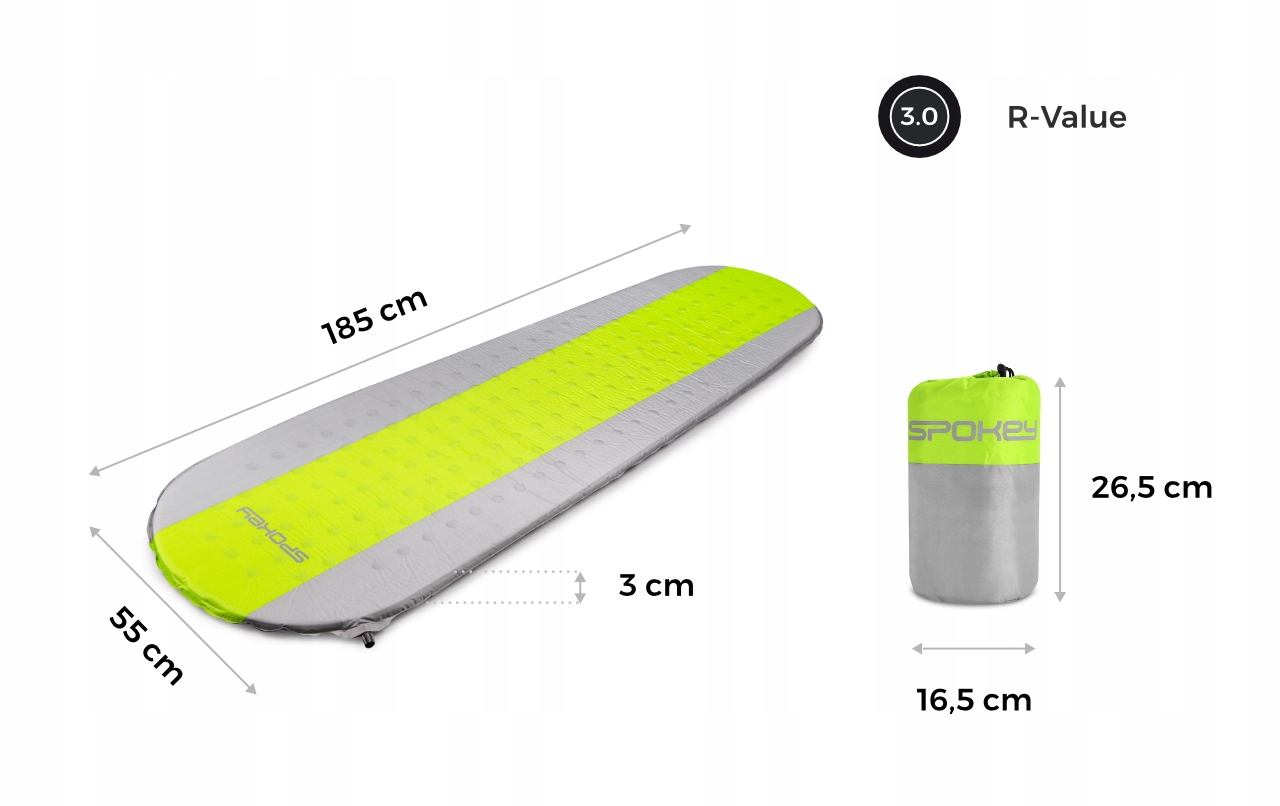 Materac mata samopompująca AirMat 185x55x3 lekka