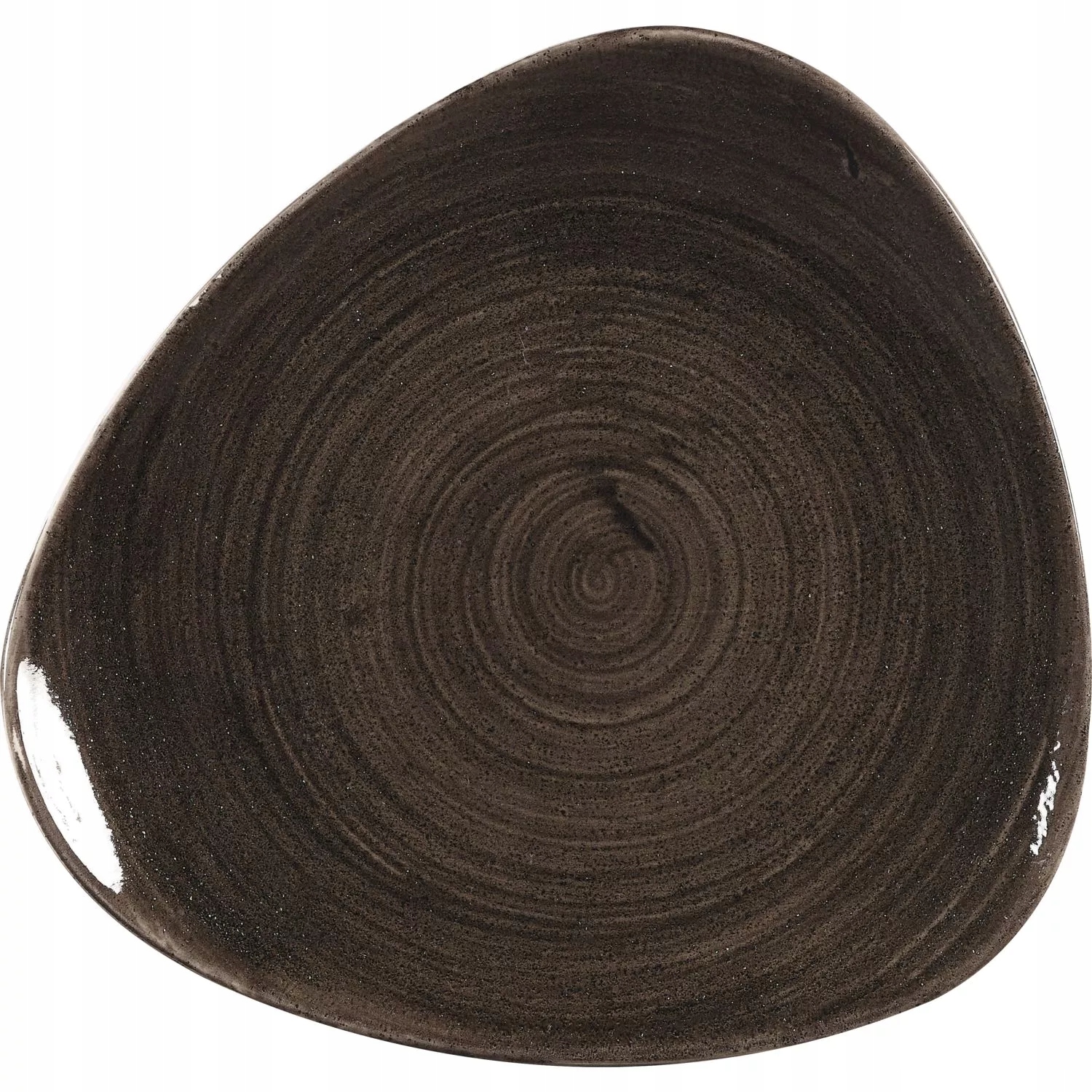 Tanier plytký Churchill Stonecast Iron Black 31,1 cm, trojuholníkový 6 ks