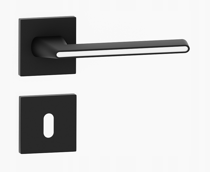 klika kliky Rufinia Qr černá bílá rozety Wk