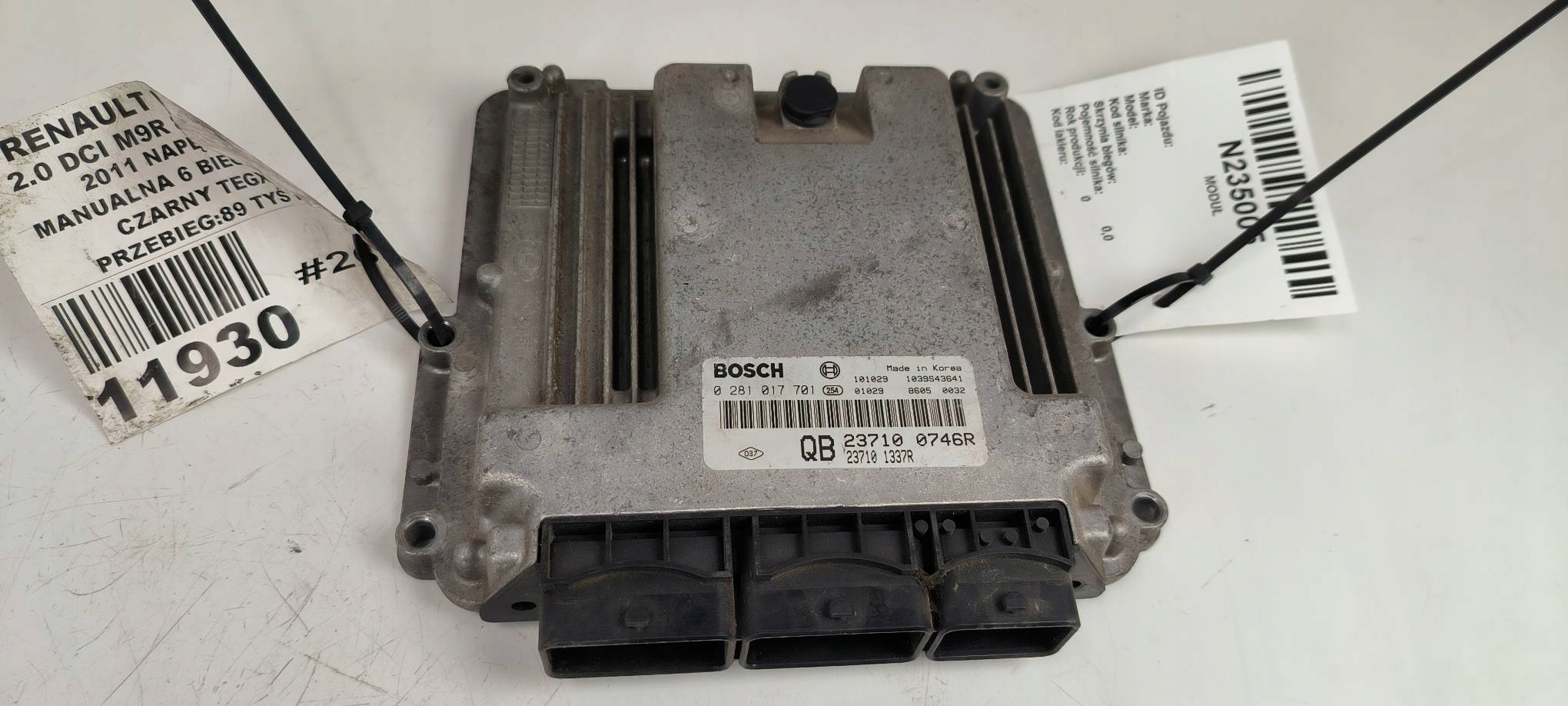 computer Motore ECU 1505135 2.0 DCI RENAULT KOLEOS