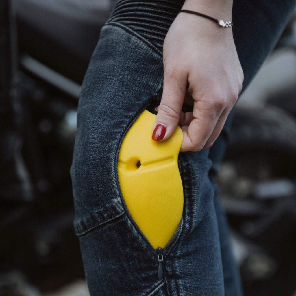 SPODNIE MOTOCYKLOWE | OZONE AGNESS II | DAMSKIE JEANSY SLIM FIT + GRATIS Model Agness II Lady