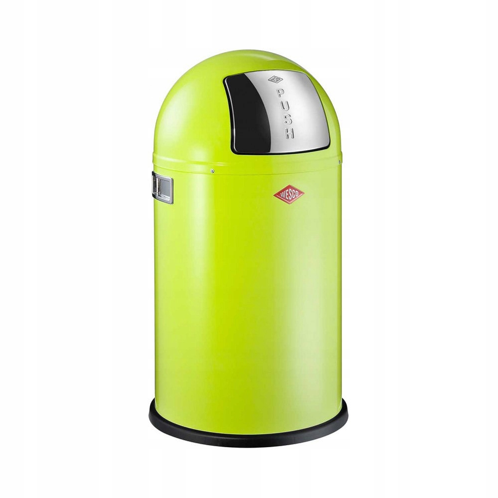 Wesco Push Boy 50 l zelený odpadkový koš ocelový