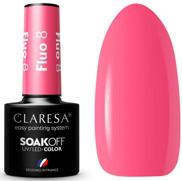 

Claresa Lakier Hybrydowy Fluo 08