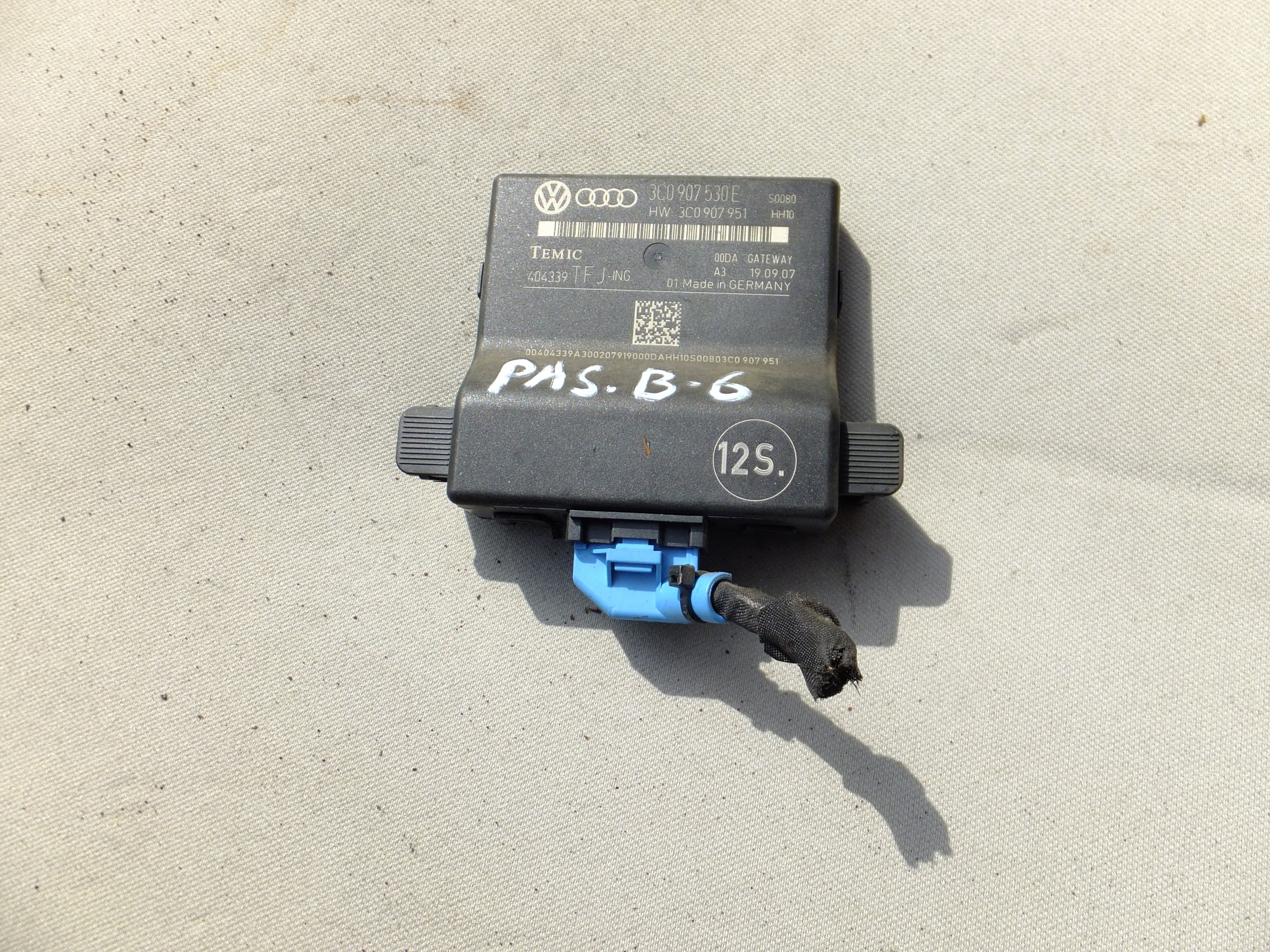 module gateway vw passat b6 3C0907530E
