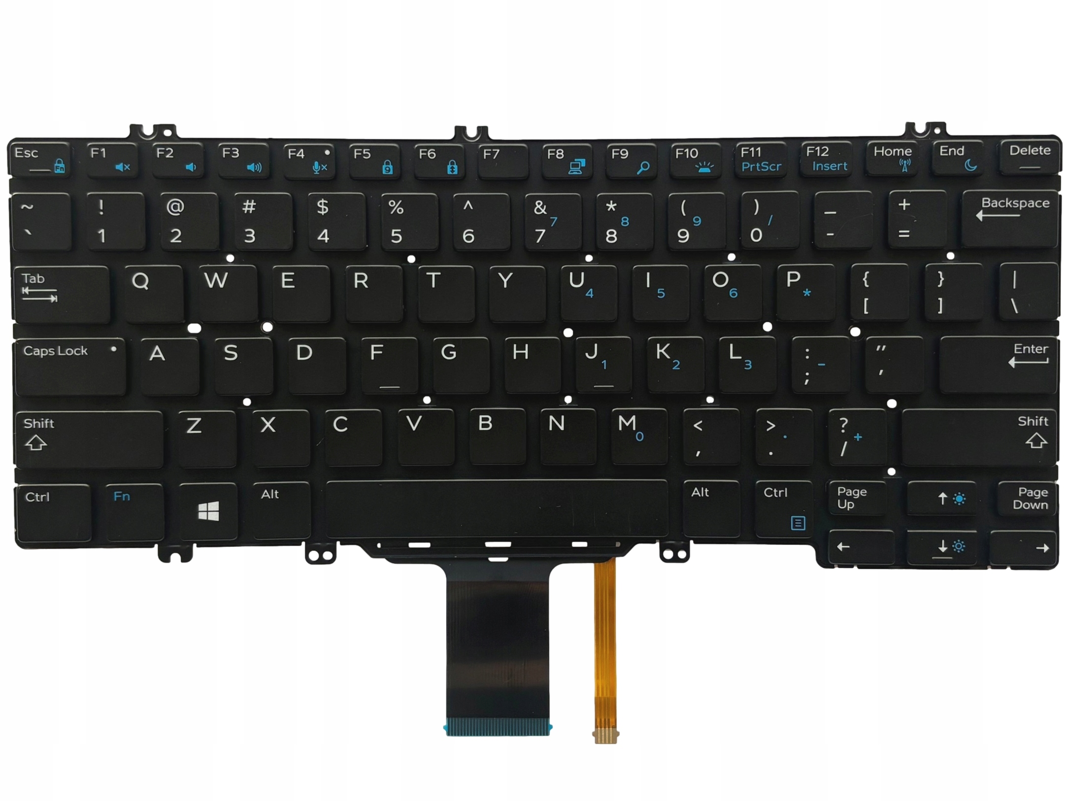 Klawiatura Dell 5280 5289 5290 7280 7290 7389 7390 Oryginał Pl Led