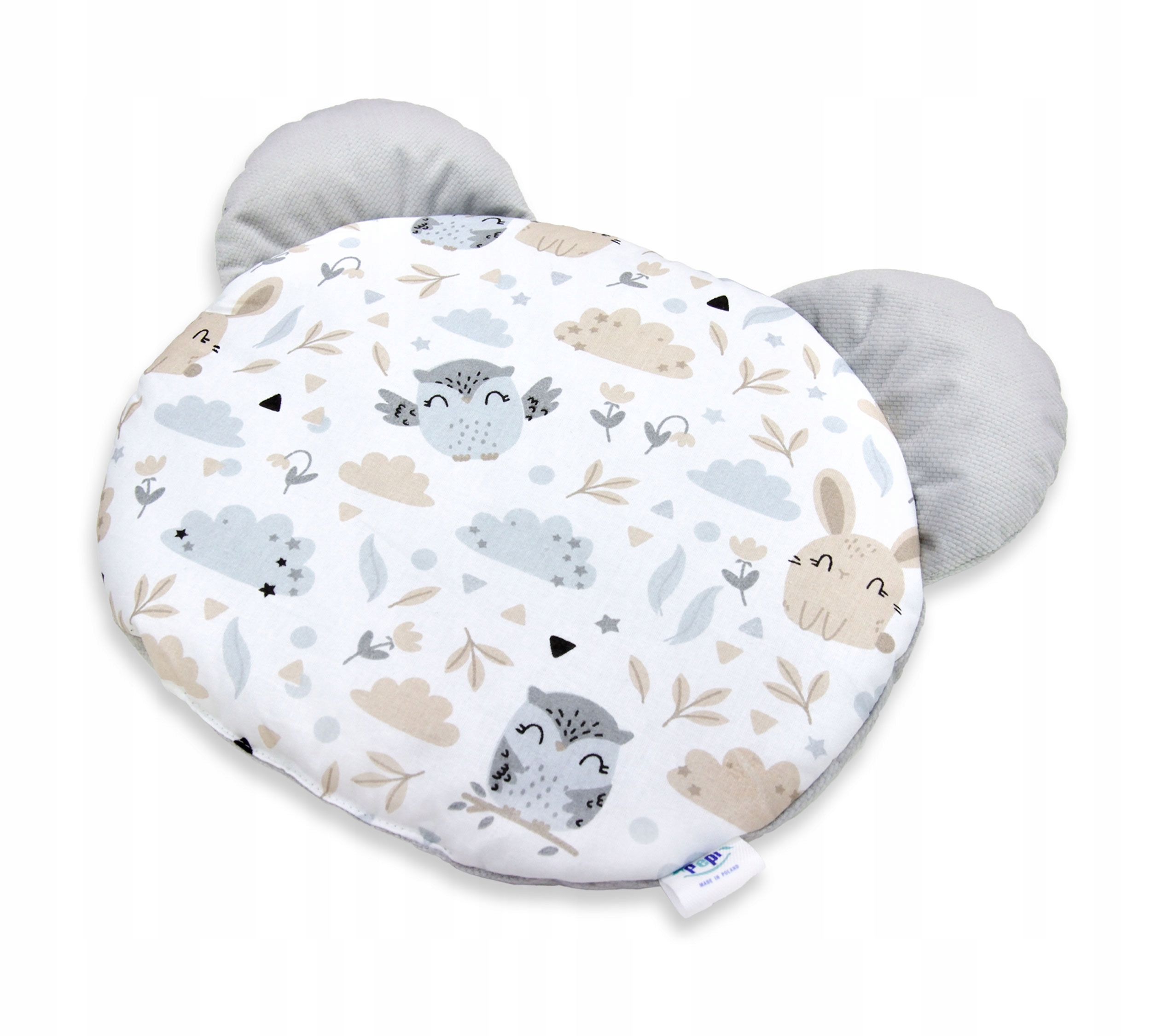 

Poduszka Miś Dwustronna Bawełna Velvet Płaska