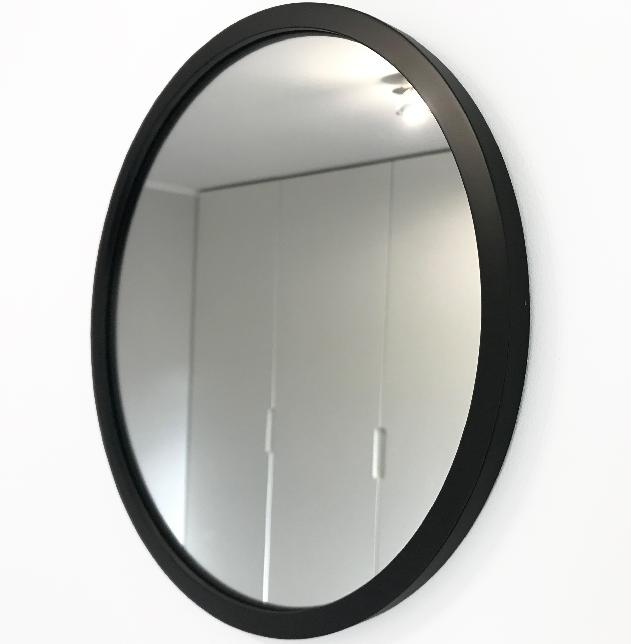 

Lustro Okrągłe Czarne Loft 55 CM