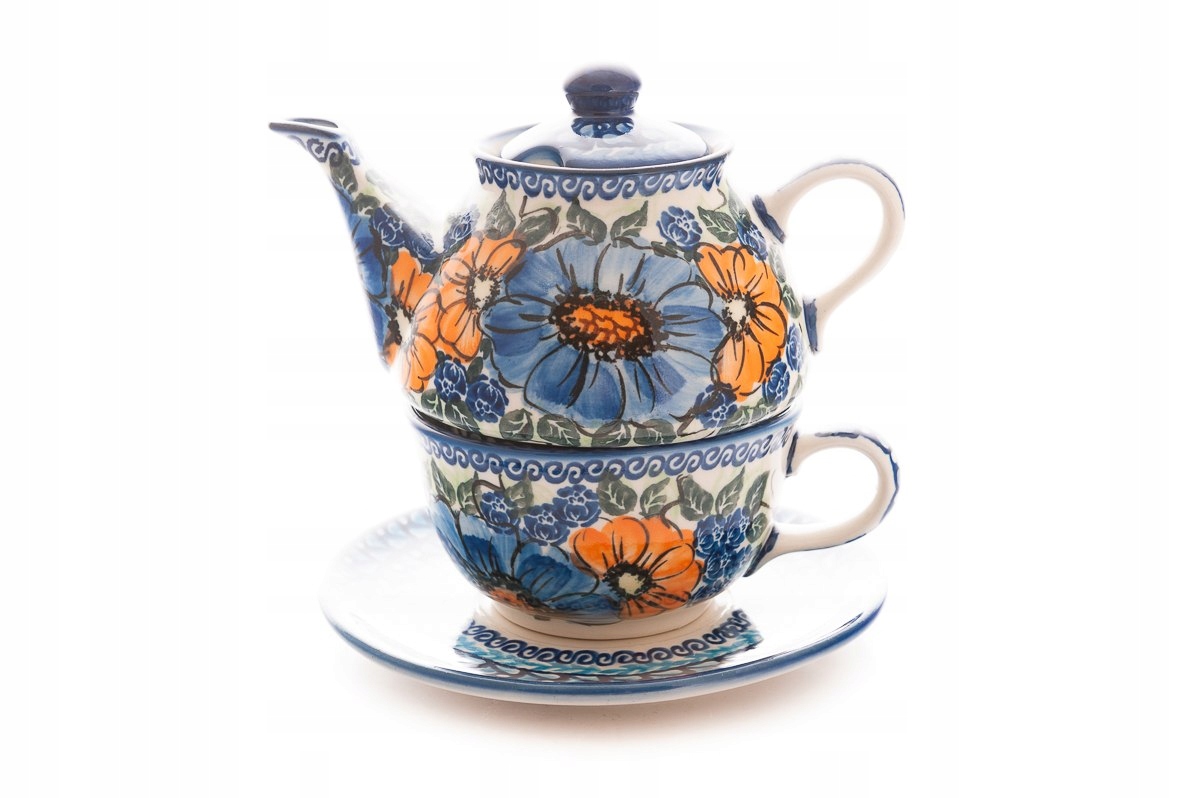 

Filiżanka Z Dzbankiem Bolesławiec Tea For One