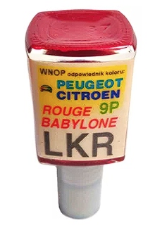 ZAPRAWKA LAKIERNICZA PEUGEOT CITROEN LKR 9P rouge