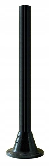 Słupek SOP 600 czarny karbowany