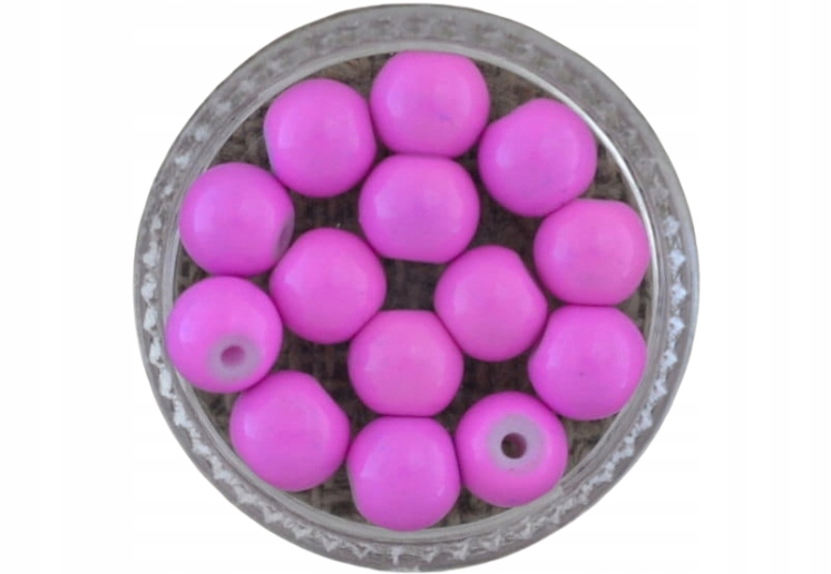 [701319] Koralik perełka 6mm kolor fuksji 10szt