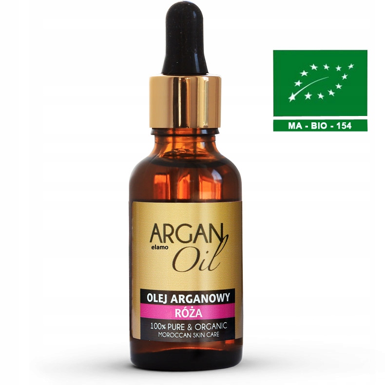 BIO OLEJ ARGANOWY RÓŻA DAMASCEŃSKA CERTYFIKAT 30ml EAN (GTIN) 5903351780346