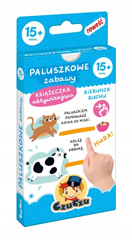

Czuczu Paluszkowe Zabawy +15m książeczka aktywizuj