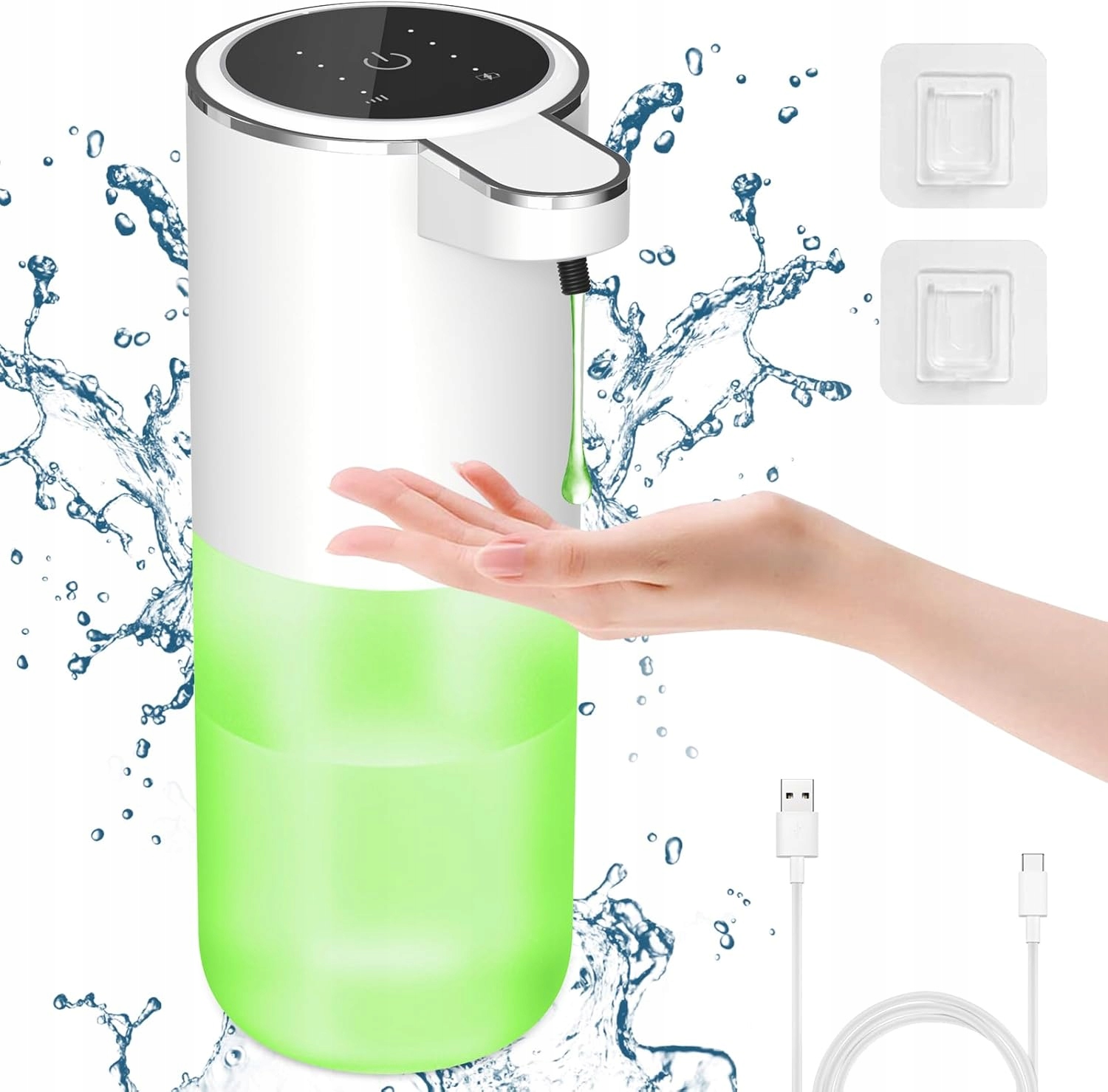 Dávkovač Na Mýdlo Automatický 400ML Usb-c 4 Úrovně