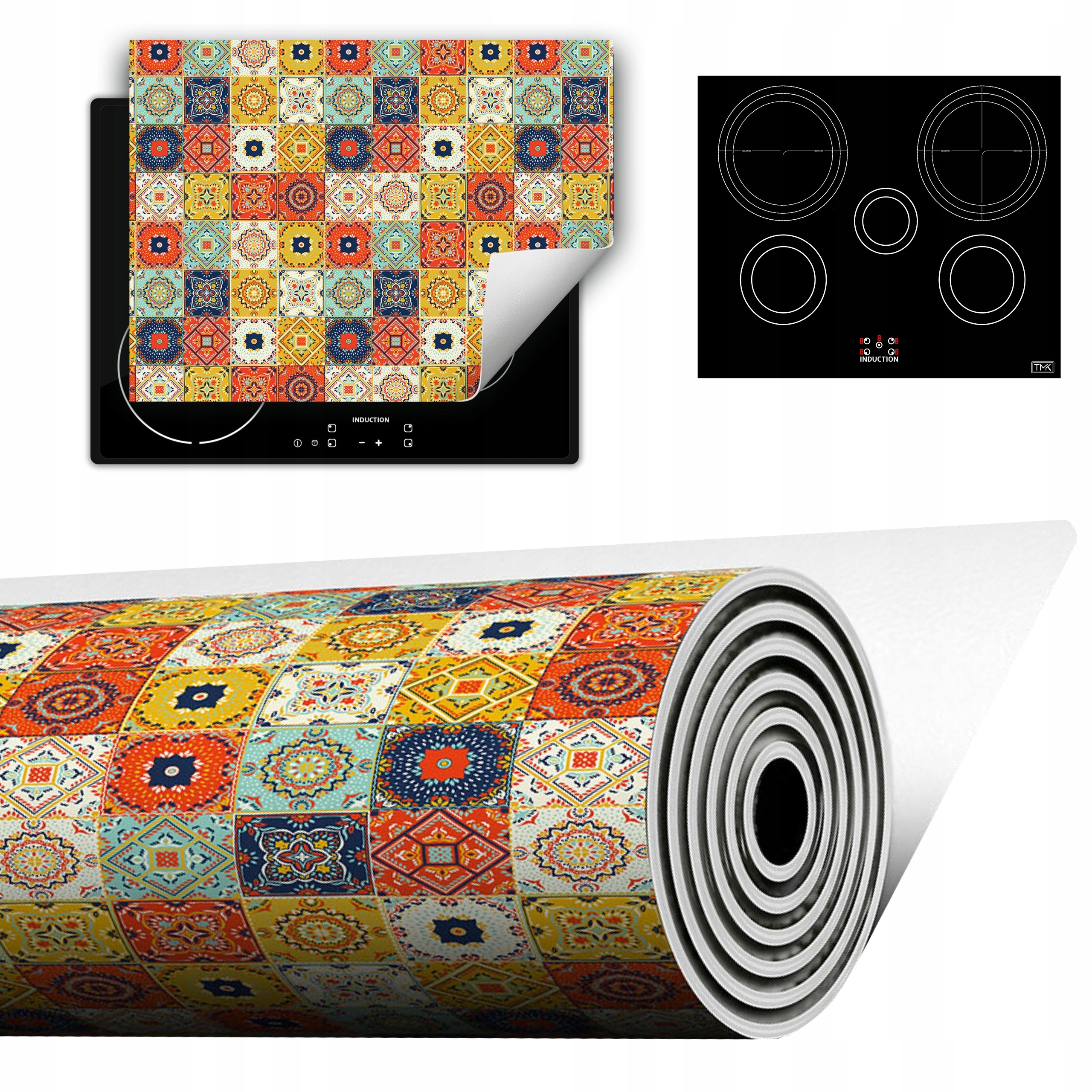 Vinylová Podložka Do Kuchyně Více Místa 70x52 barevná mozaika