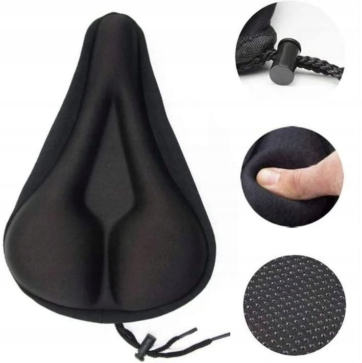 ŻELOWA NAKŁADKA AMORTYZUJĄCA POKROWIEC NA SIODEŁKO ROWEROWE ŻELOWE Kod producenta POKR 02