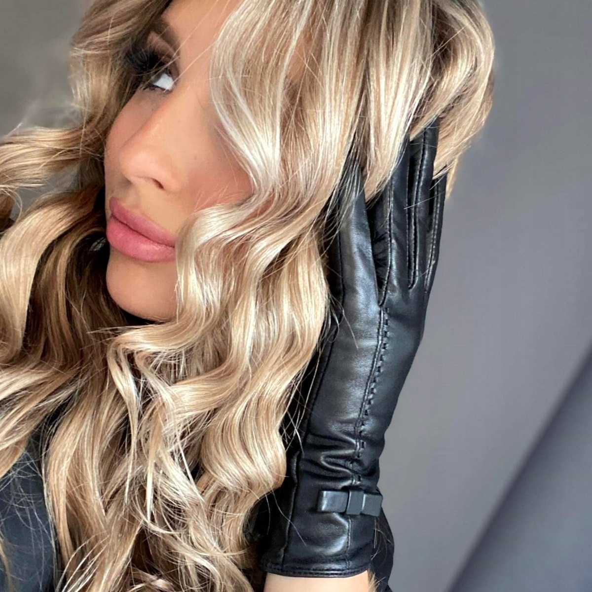 SKÓRZANE RĘKAWICZKI damskie LUX SKÓRA V3 XL Rozmiar XL