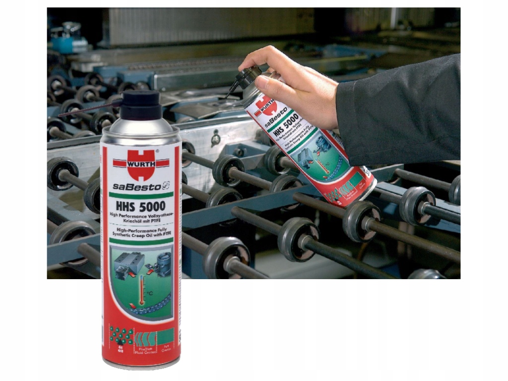Smar Adhezyjny Syntetyczny HHS 5000 WURTH 500ml EAN (GTIN) 4045989866564