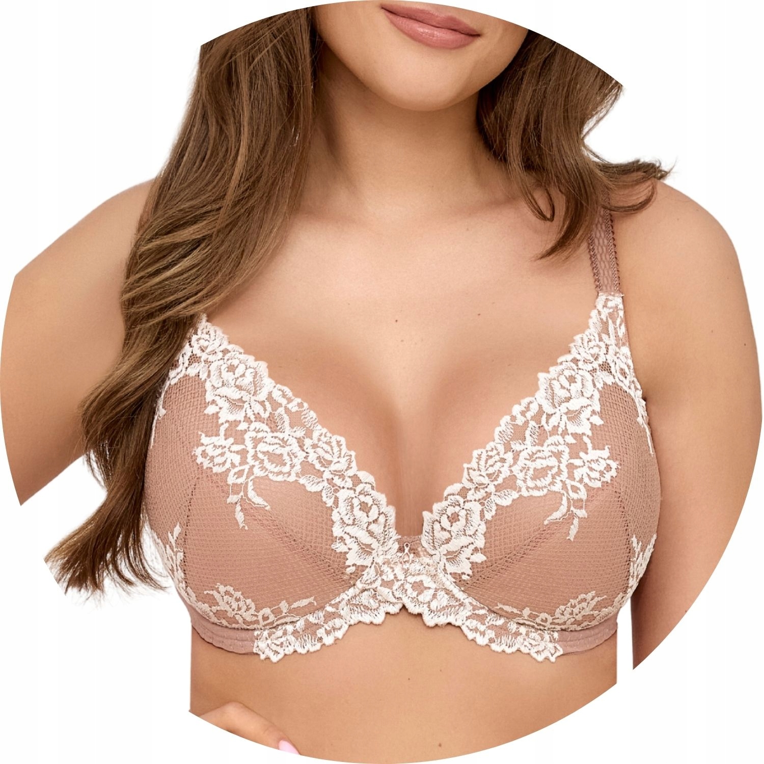 Push-up podprsenka Ava 2225 Solace macchiato 70D