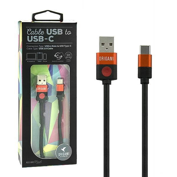 

Kabel Usb Typ-c Origami 1m Fast Charger Gumowany