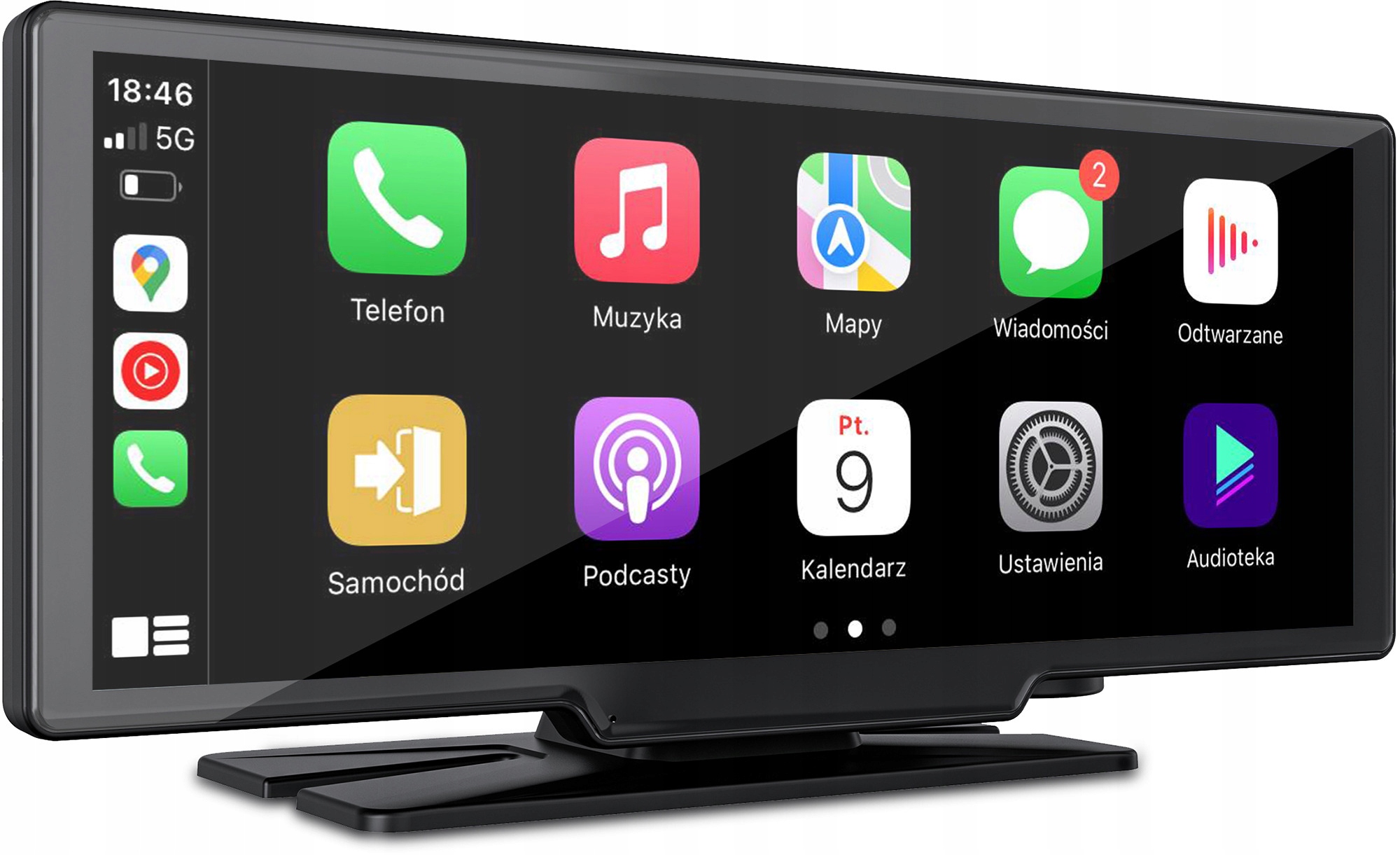 Tablet Nexadio CP300 Bezprzewodowy CarPlay Czarny