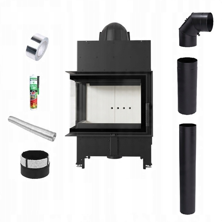 Komínová Vložka Ocelová Floki S Levá 8 kW Eko Set