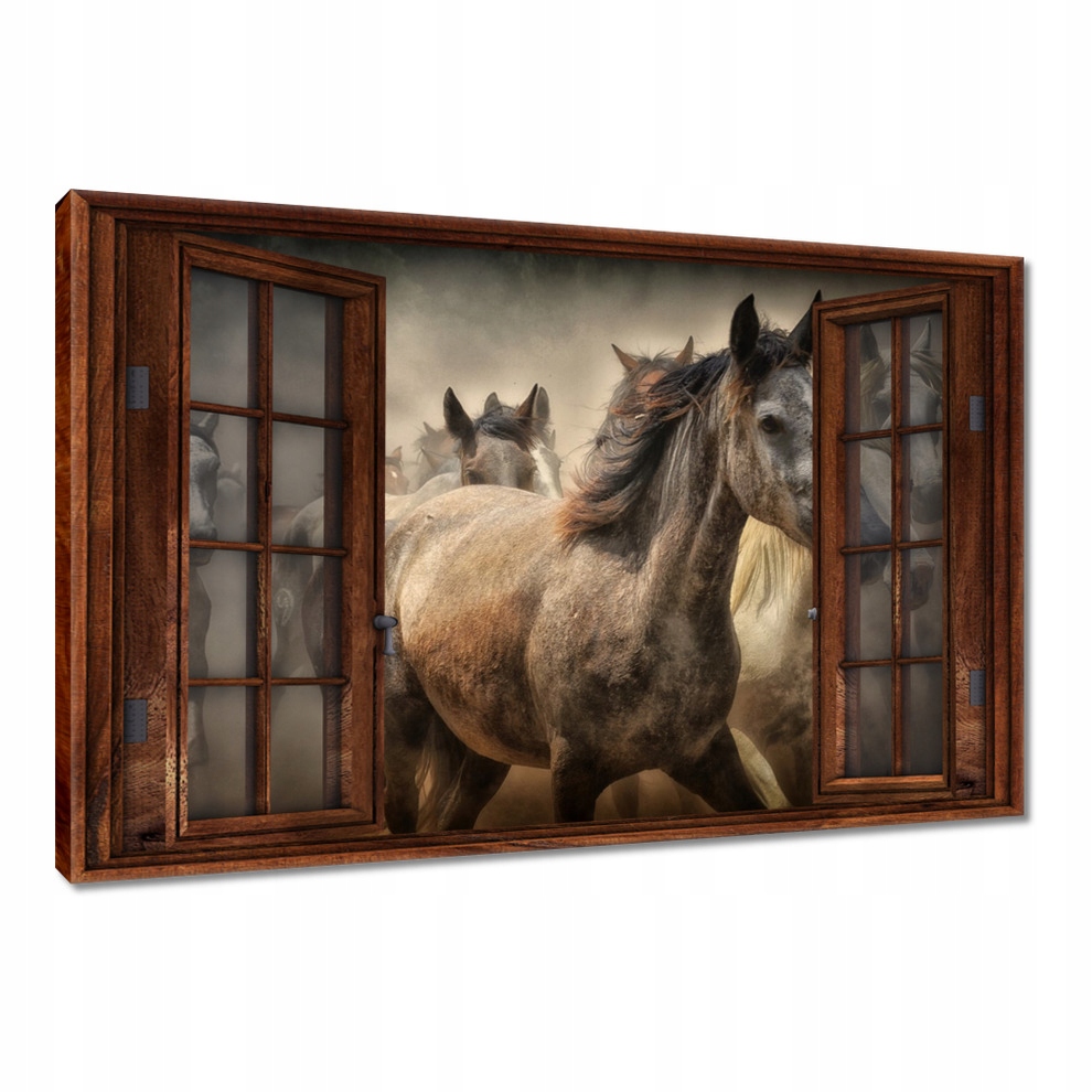 

Obrazy 60x40 Dzikie Konie Koniki Galop