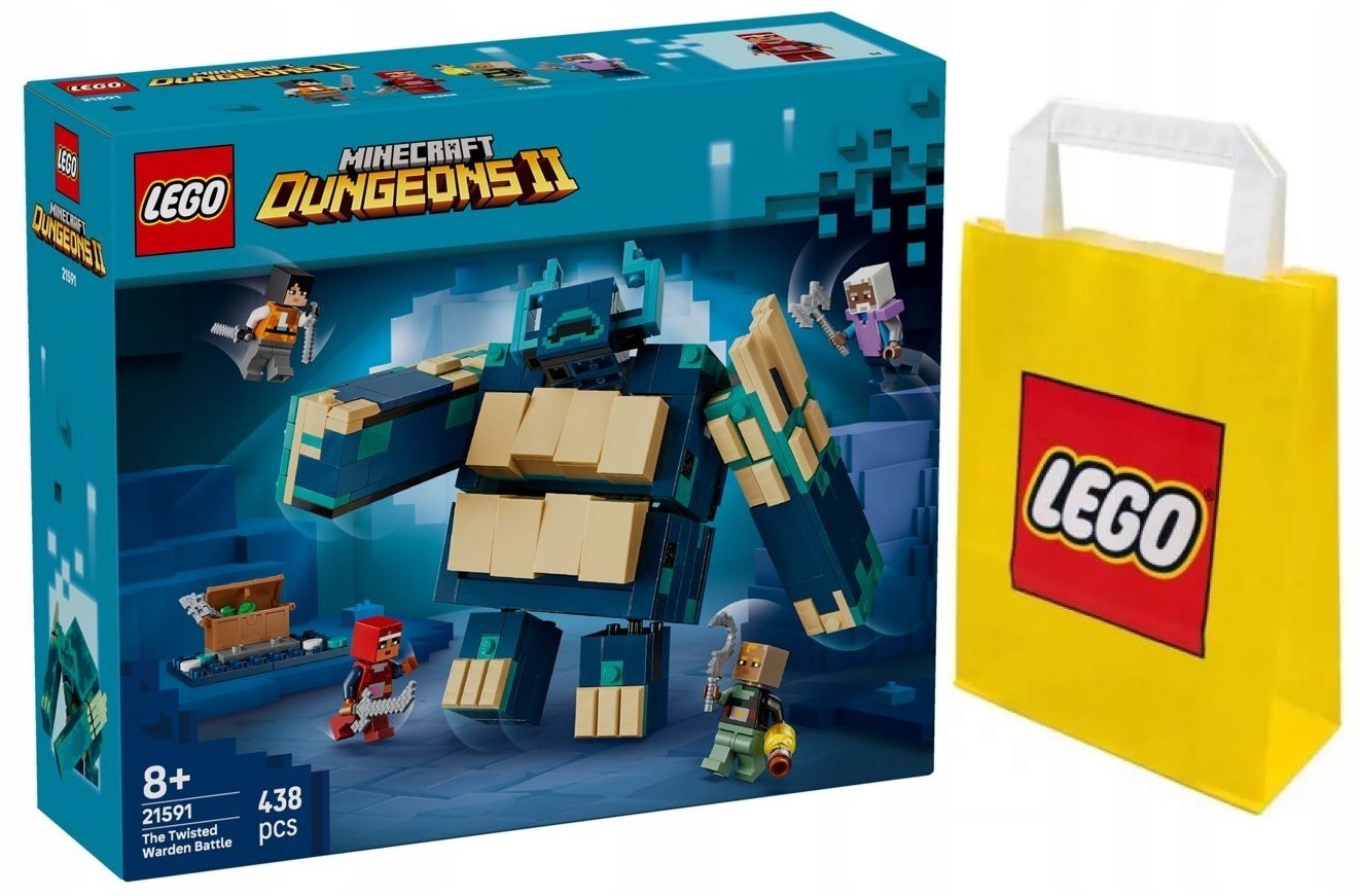 Lego Minecraft 21591 Bitwa z Twisted Wardenem Torba Lego