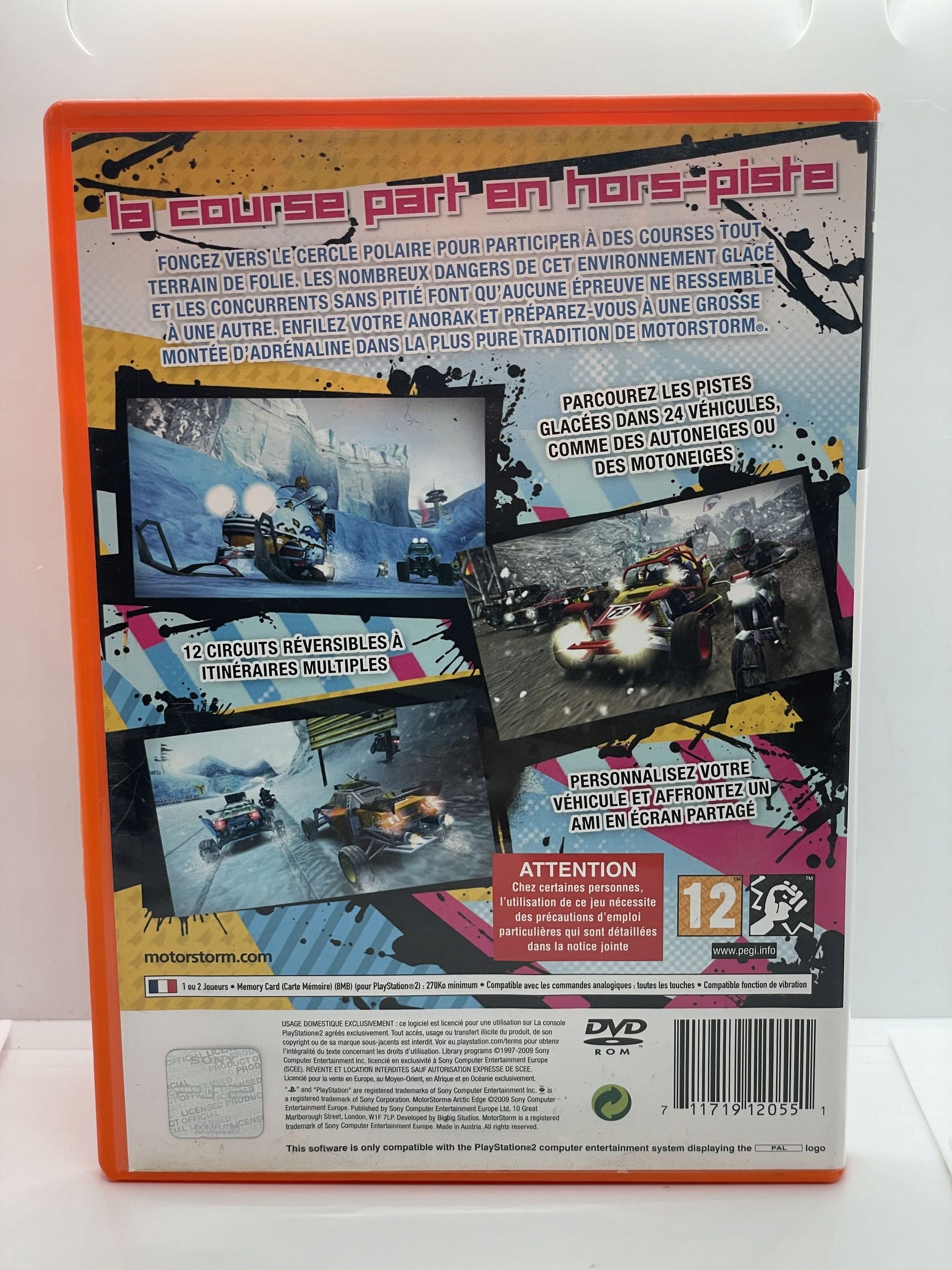 Gra MotorStorm Arctic Edge PS2 Tematyka wyścigi