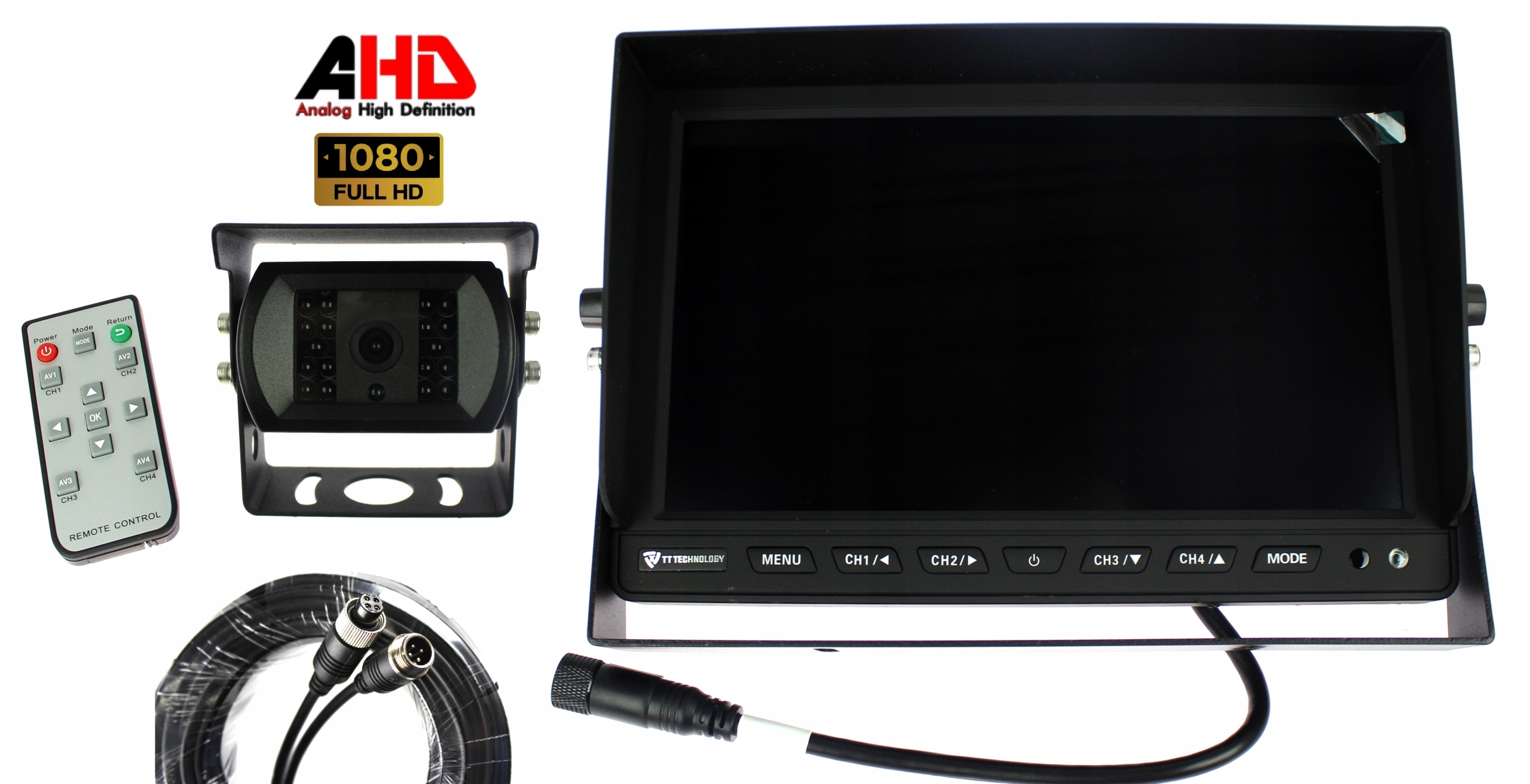 Sada 10'' Monitor Cúvacia Kamera Hd 12V 24V