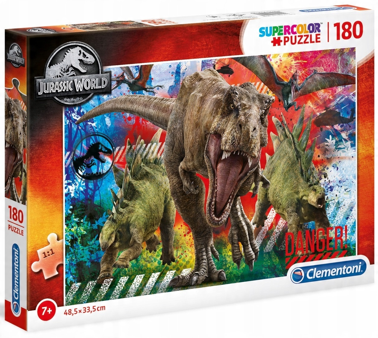 

Puzzle Dinozaury Dinozaur Tyranozaur TRex 180 el.