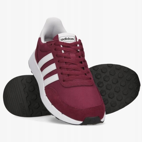 Pánské Sportovní Boty Pohodlné Vínové Tenisky Adidas Run H00355 vel. 40
