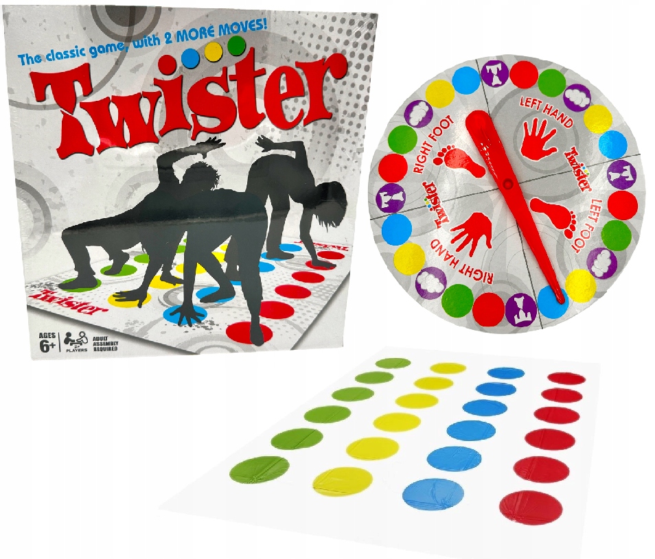 TWISTER TOWARZYSKA RODZINNA GRA ZRĘCZNOŚCIOWA RUCHOWA