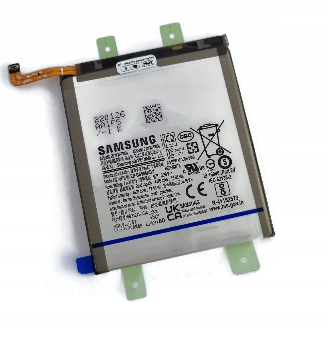 Org Nová originální baterie pro Samsung Galaxy S22+ (SM-S906)