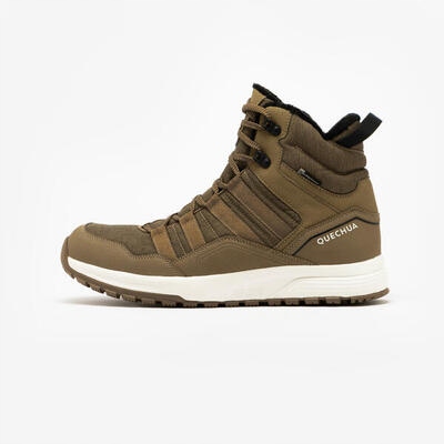 Quechua Buty turystyczne męskie wysokie brązowe wodoodporne r.41