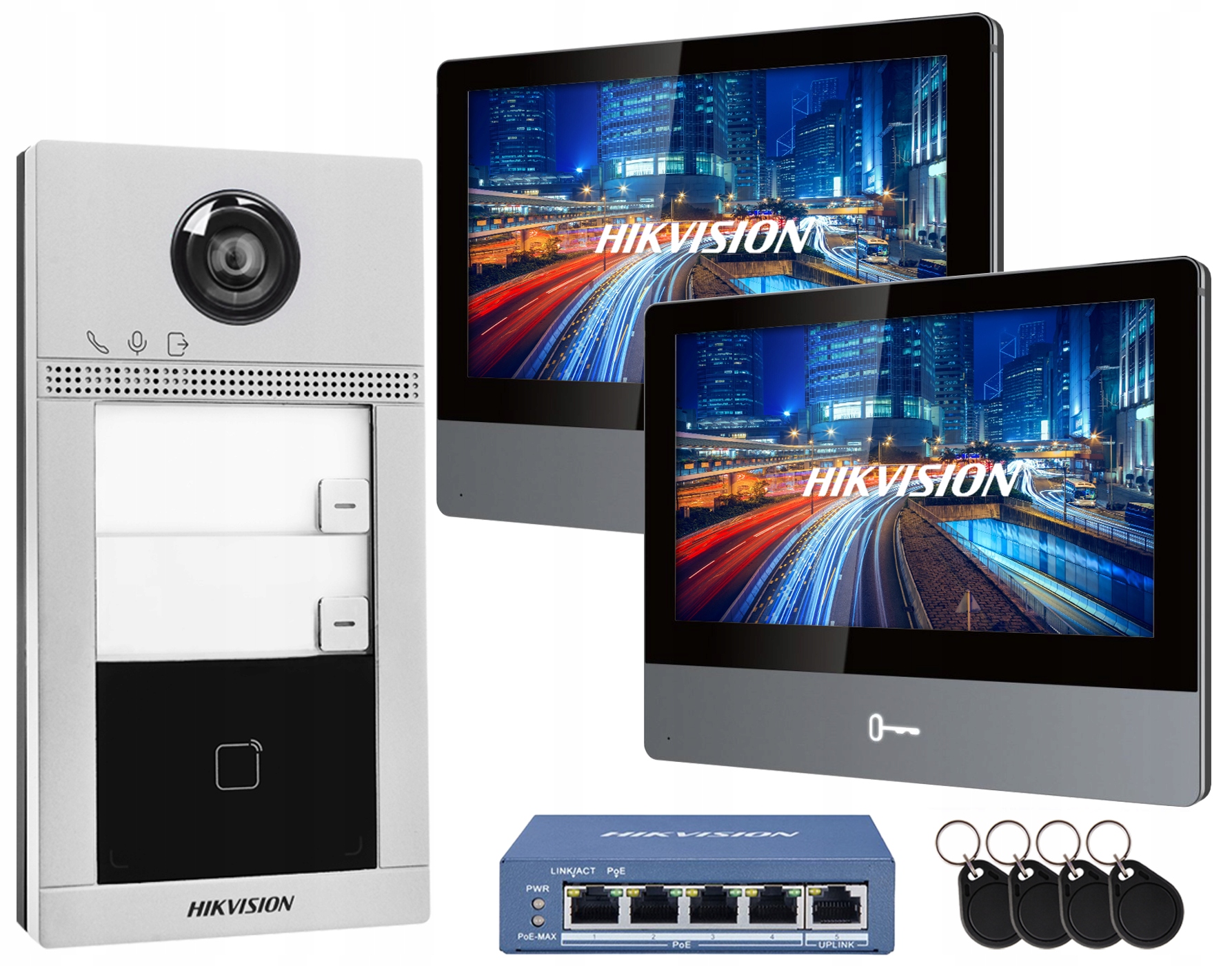 Videovrátnik WiFi Hikvision Villa Dvojrodinný Bránka Brána Aplikácia