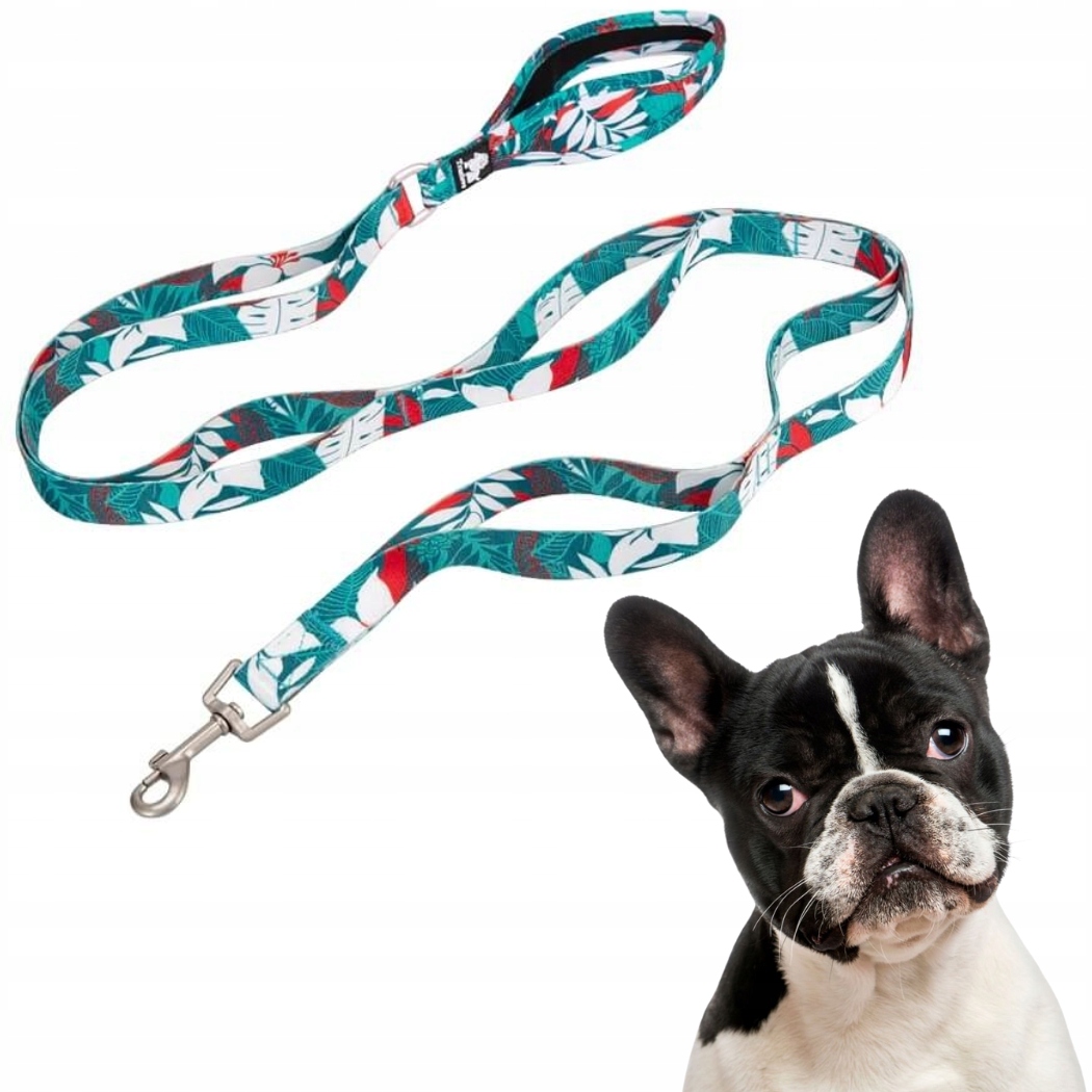 Levně Vodítko Pro Psa Truelove Tropical Tyrkysově Červená 1,4 M, Velikost M