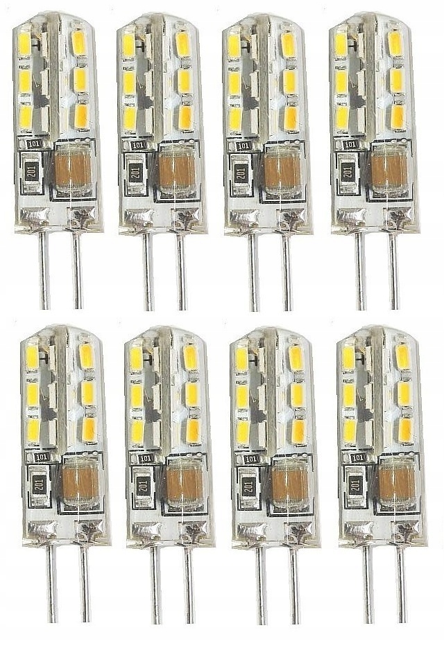 ŻARÓWKA LED G4 3W 230V silikon 24led