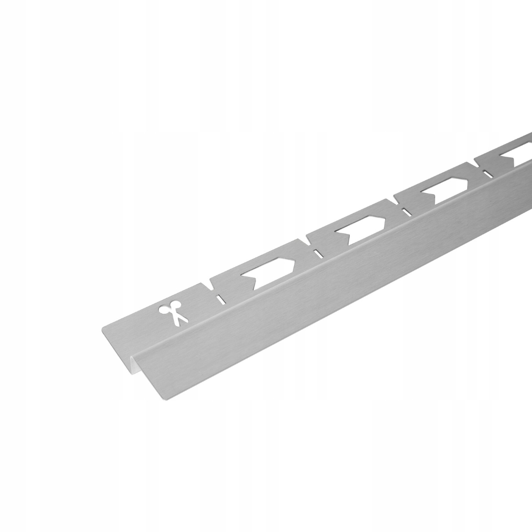 Čelní sprchová lišta pro klasický odtok Vogi 150 cm Nerezová Ocel