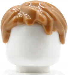 

Lego włosy figurki męskie, jasne brązowe krótkie