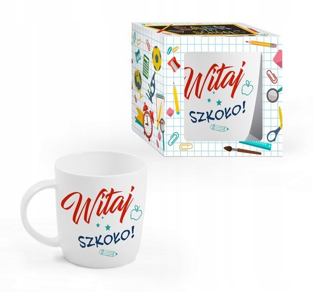 kubek 330ml NBC WITAJ SZKOŁO — 3