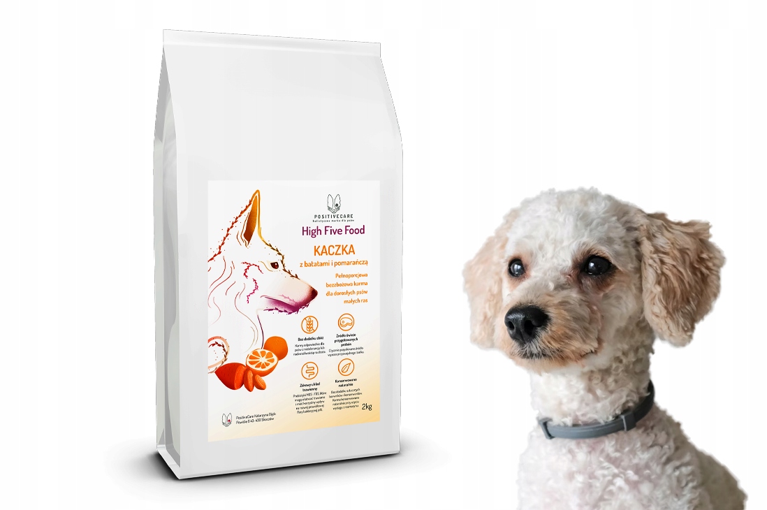 Levně Suché Krmivo Premkum pro psy malých plemen Kachní batáty 2 kg PositiveCare