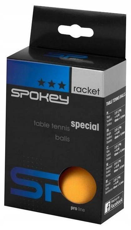 Piłeczki do ping-ponga żółte 81877 Spokey