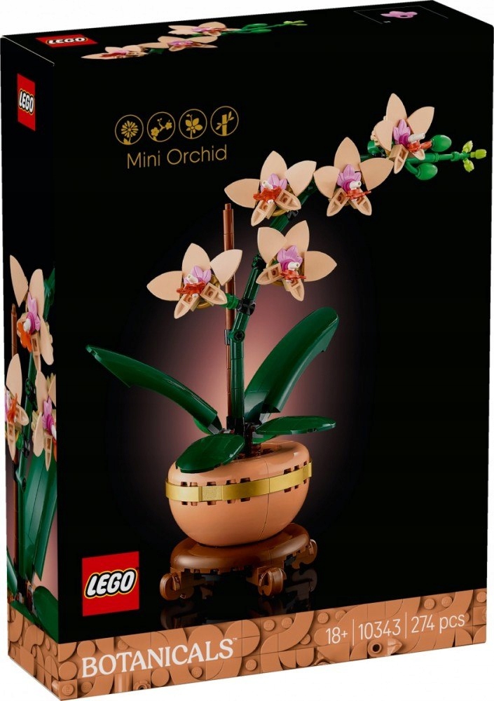 Stavebnice Botanicals 10343 Malá orchidej